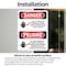Signmission Electrical Panel Keep Clear Bilingual Danger Sign, Vinyl Decal, 7in W x 10in L, 2PK OS-2PACK-DS-D-710-VS-1030 - alternate 2